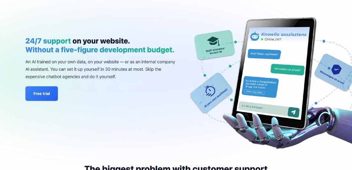 Knowlio: an AI Knowledge Base Chatbot That Answers From Your Own Content, Built by ForgeMVP