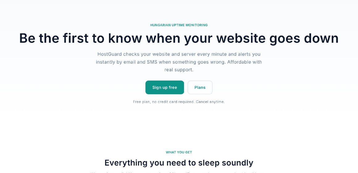 HostGuard: A Complete Website Monitoring Platform Built by ForgeMVP