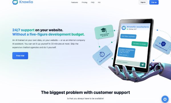 Knowlio: an AI Knowledge Base Chatbot That Answers From Your Own Content, Built by ForgeMVP